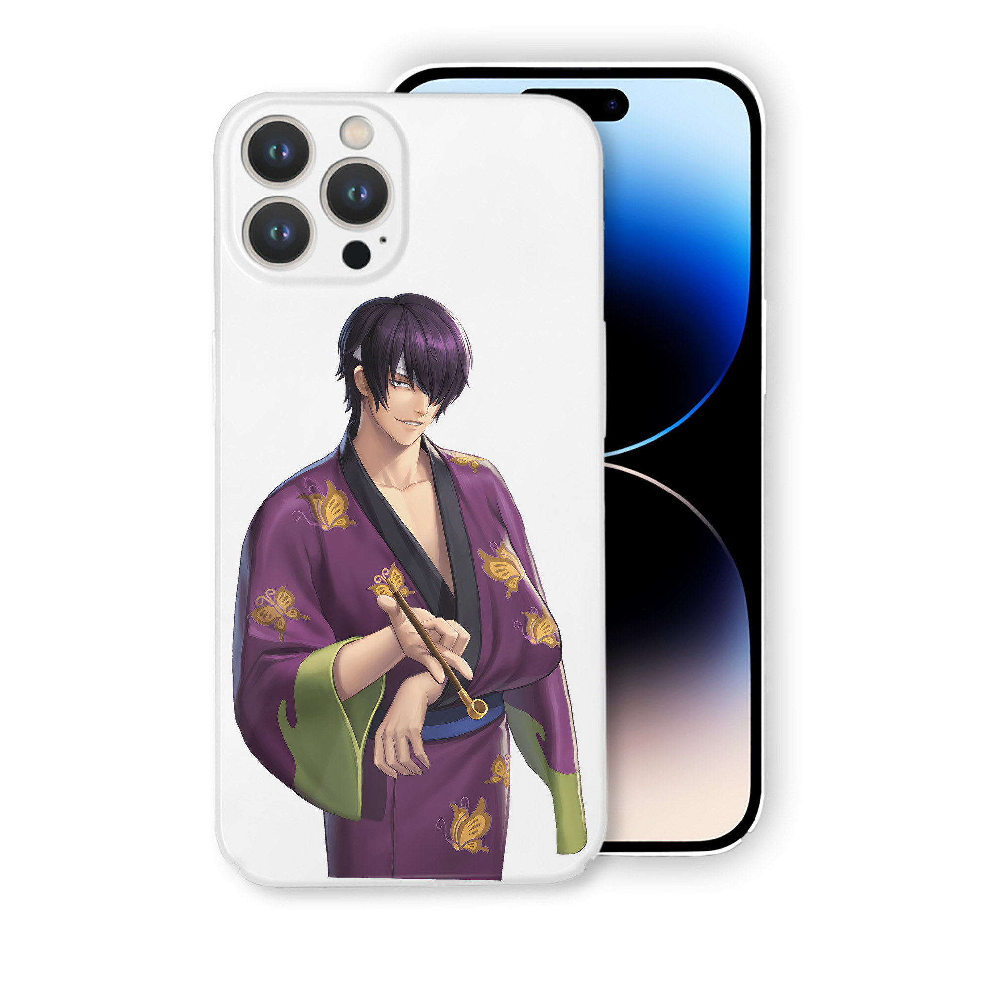 （画像用） ぎんたま 坂田銀時（さかたぎんとき） 神楽 志村新八（しむら しんぱち） GINTAMA Sakata Gintoki Kagura Shimura Shinpachi 【iPhone 14シリーズ対応】ハードケース